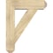 Ekena Millwork Traditional Craftsman Rough Sawn Bracket w/ Offset Brace, Douglas Fir, 8"W x 28"D x 36"H BKT0806X28X36TRA04RDF - alternate 3